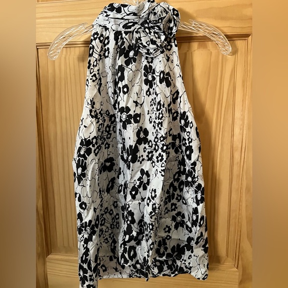 Cynthia Rowley 100% Silk Highneck Sleeveless Top - Picture 6 of 9